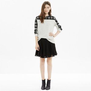 Madewell Pleated Georgette Skirt